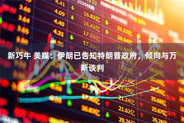新巧牛 美媒：伊朗已告知特朗普政府，倾向与万斯谈判